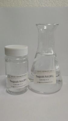 C2H4O2S Mercaptoacetic एसिड CAS 68-11-1 कॉस्मेटिक दवाओं के लिए