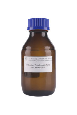 रंगहीन तरल पोटेशियम थ्योग्लाइकोलेट 42% Assay CAS 34452-51-2 बाल हटाने के लिए