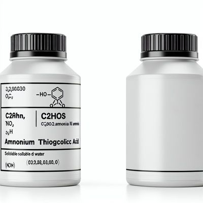C2H6N2O2S थ्योग्लाइकोलेट डी अमोनियम हल्की थ्यूल गंध पानी में घुलनशील