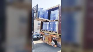 पोटेशियम थियोग्लाइकोलेट के विदेशी व्यापार ऑर्डर के लिए लोडिंग क्षण